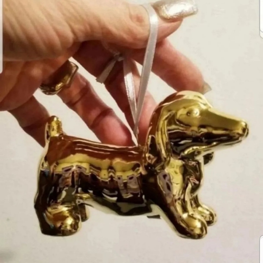 DACHSHUND DOXIE CHRISTMAS ORNAMENT